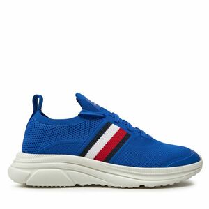 Sportcipők Tommy Hilfiger Modern Runner Knit Stripes Ess FM0FM04798 Kék kép