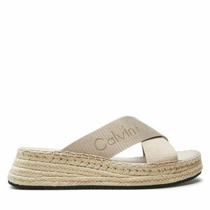 Espadrilles Calvin Klein Jeans Sporty Wedge Rope Sandal Mr YW0YW01364 Bézs kép