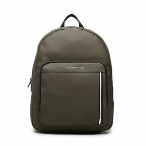 Hátizsák Tommy Hilfiger Th Pique Pu Backpack AM0AM11317 Khaki kép