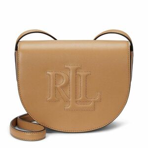 Táska LAUREN RALPH LAUREN Witley Leather Medium Embossed Logo Crossbody Bag 431950130008 Barna kép