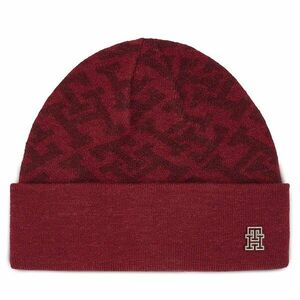 Sapka Tommy Hilfiger Monogram All Over Beanie AW0AW15327 Piros kép