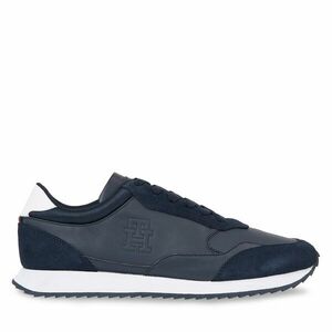 Sportcipők Tommy Hilfiger Runner Evo Lth Mix FM0FM04776 Kék kép