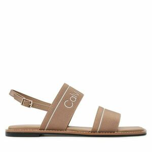 Szandál Calvin Klein Squared Flat Sandal He HW0HW01496 Barna kép