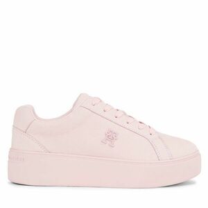 Sportcipők Tommy Hilfiger Platform Court Sneaker Nubuck FW0FW07912 Rózsaszín kép