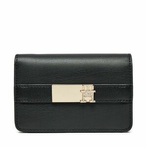 Nagy női pénztárca Tommy Hilfiger Th Heritage Slim Med Wallet AW0AW16916 Fekete kép