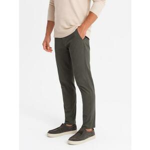 Férfi REGULAR FIT egyenruhás chino nadrág - khaki kép