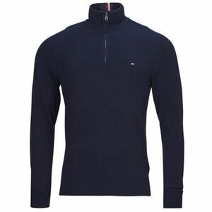 Pulóverek Tommy Hilfiger PIMA ORG CTN CASHMERE ZIP MOCK kép