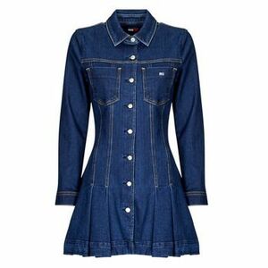 Hosszú ruhák Tommy Jeans DENIM PLEATED TRUCKER DRESS kép