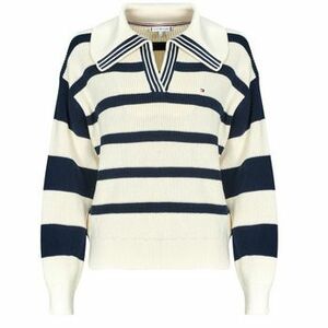 Pulóverek Tommy Hilfiger CO CARDI STITCH OPEN POLO SWT LS kép