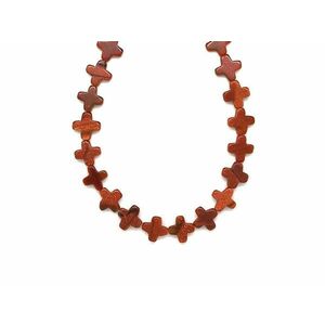 Goldstone vörös kereszt 10x3mm kép