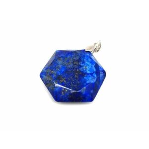 Hexagon medál Lapis lazuli 2, 5cm kép