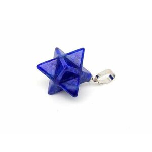 Merkaba medál Lapis lazuli 2x2cm kép