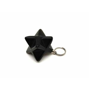 Merkaba medál Obszidián 2x2cm kép