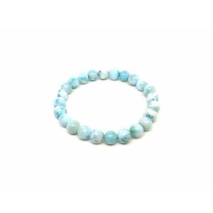 Larimar golyó karkötő 8-9mm kép