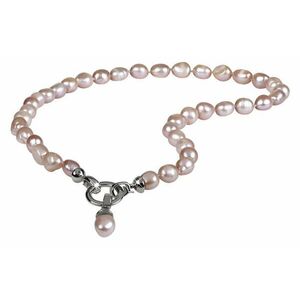 JwL Luxury Pearls JwL Luxury Pearls Nyaklánc rózsaszín igazgyöngyökből JL0555 kép