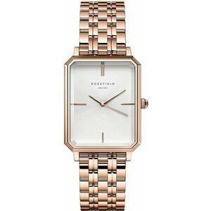 Rosefield Rosefield The Octagon White Sunray Steel Rose Gold OCWSRG-O42 kép