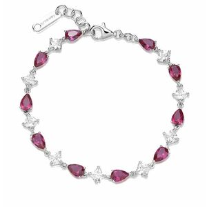 Brosway Brosway Bájos ezüst karkötő cirkónium kövekkel Fancy Passion Ruby FPR113 kép