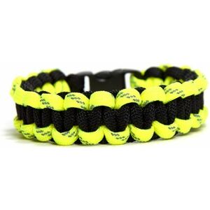 Cordell Cordell Paracord karkötő Solomon Fekete fényvisszaverő szálakkal XL ( 20 - 21 cm ) kép