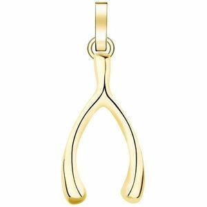 Rosefield Rosefield Bájos aranyozott medál Wishbone The Pendant PE-Gold-WISHBONE kép