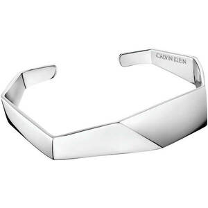 Calvin Klein Calvin Klein Nyitott acél karkötő Origami KJATMF0001 5, 4 x 4, 3 cm - XS kép