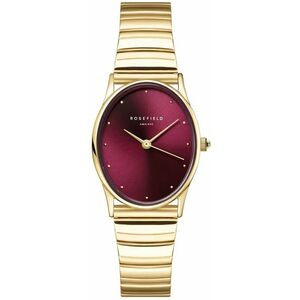 Rosefield Rosefield Oval Burgundy Half-moon Steel Gold OVGSG-OV15 kép