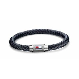 Tommy Hilfiger Tommy Hilfiger Trendy sötétkék bőr karkötő TH2701000 kép