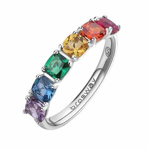 Brosway Brosway Bájos ezüst gyűrű Fancy Joyful Rainbow FJR07 58 mm kép