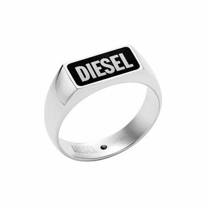 Diesel Diesel Bájos gyűrű fekete zománccal DX1512040 62 mm kép