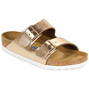 Papucsok BIRKENSTOCK Arizona SFB LENA Metallic Copper kép