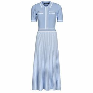 Hosszú ruhák Karl Lagerfeld PLEATED KNIT DRESS kép