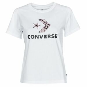 Rövid ujjú pólók Converse STAR CHEVRON HYBRID FLOWER INFILL CLASSIC TEE kép