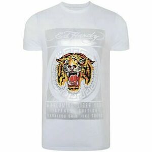 Rövid ujjú pólók Ed Hardy Tile-roar t-shirt kép