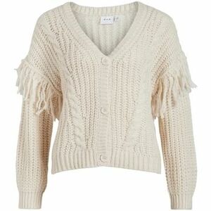 Kabátok Vila Aksina Cardigan L/S - White Sand kép