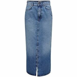 Szoknyák Only Noos Cilla Long Skirt - Medium Blue Denim kép