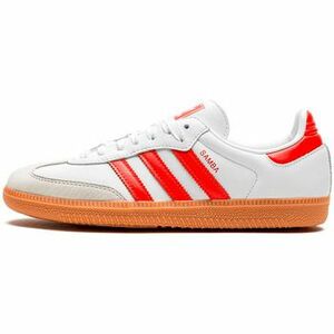 Divat edzőcipők adidas Samba OG White Solar Red Gum kép