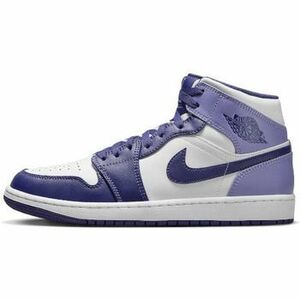 Divat edzőcipők Nike Air Jordan 1 Mid Blueberry kép