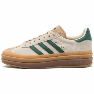 Divat edzőcipők adidas Gazelle Bold Magic Beige Collegiate Green kép