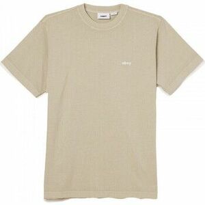 Pólók / Galléros Pólók Obey Lowercase pigment tee ss kép