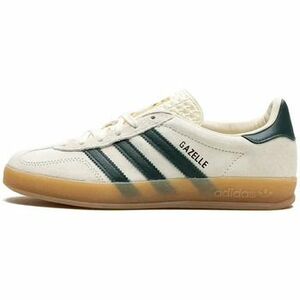 Divat edzőcipők adidas Gazelle Indoor Cream White Collegiate Green Gum kép