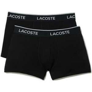 Boxerek Lacoste 2 Pack Cotton Stretch Logo Trunks Black/Black kép