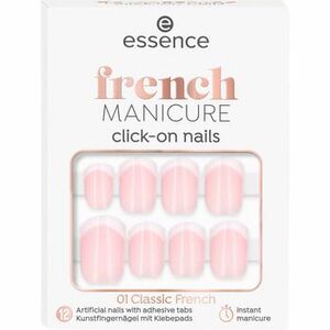 Manikűr szett Essence French Manicure Click-on False Nails - 01 Classic Frenc kép