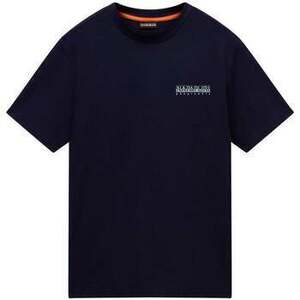 Pólók / Galléros Pólók Napapijri S Dati T-Shirt Navy kép