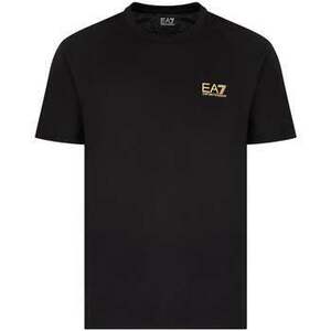 Pólók / Galléros Pólók Ea7 Emporio Armani Pima Cotton Identity T-Shirt Black/Gold kép