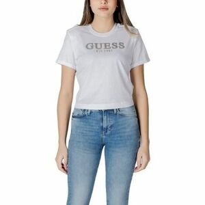 Rövid ujjú pólók Guess CN SS CROPPED WASHED W5GI15 K8FQ4 kép