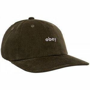 Baseball sapkák Obey Lowercase corduroy 6 panel str kép