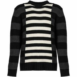 Pulóverek Les Hommes LLK113-654U | Wool Stripes Round Neck Jumper kép