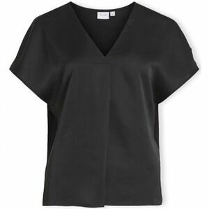 Blúzok Vila Noos Top Ellette V - Black kép