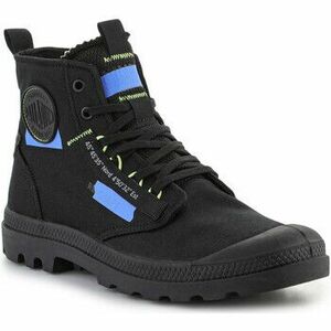 Magas szárú edzőcipők Palladium Pampa HI Re-Craft Black/Blue 77220-005-M kép