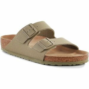 Papucsok BIRKENSTOCK Rivet Logo Vegan Canvas Faded Khaki 1023958 kép