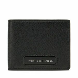 Nagyméretű férfi pénztárca Tommy Hilfiger Th Monogram Mini Cc Wallet AM0AM13251 Fekete kép